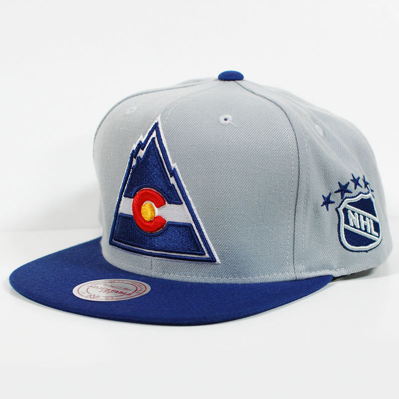 COLORADO ROCKIES Mitchell & Ness NZ932 Gray Vintage NHL Snapback Hat eBay