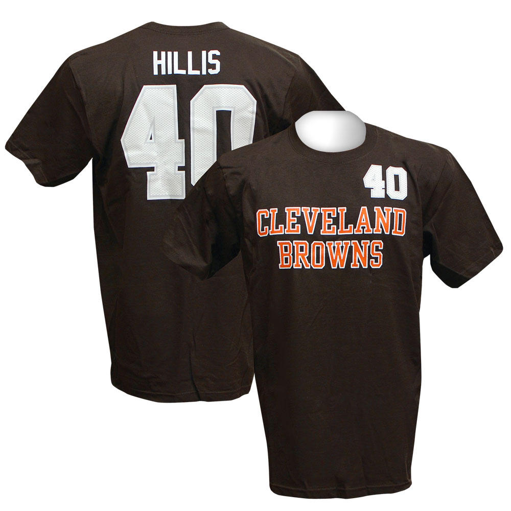 CLEVELAND BROWNS Peyton Hillis Jersey T Shirt XL  